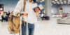 traveler at airport